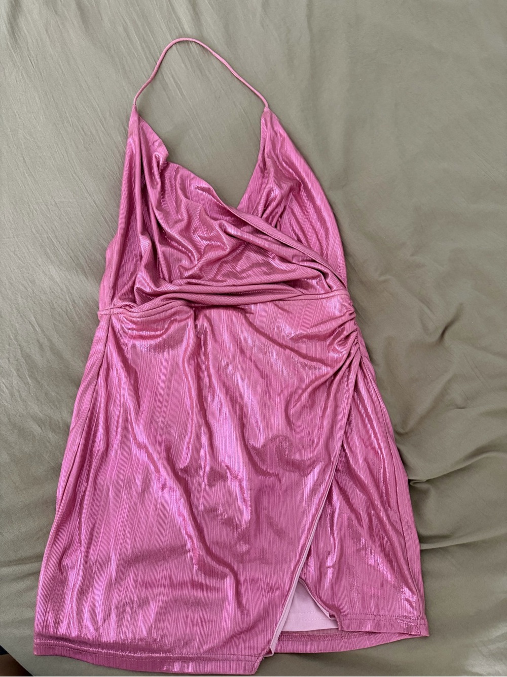 superdown bubblegum pink backless dress